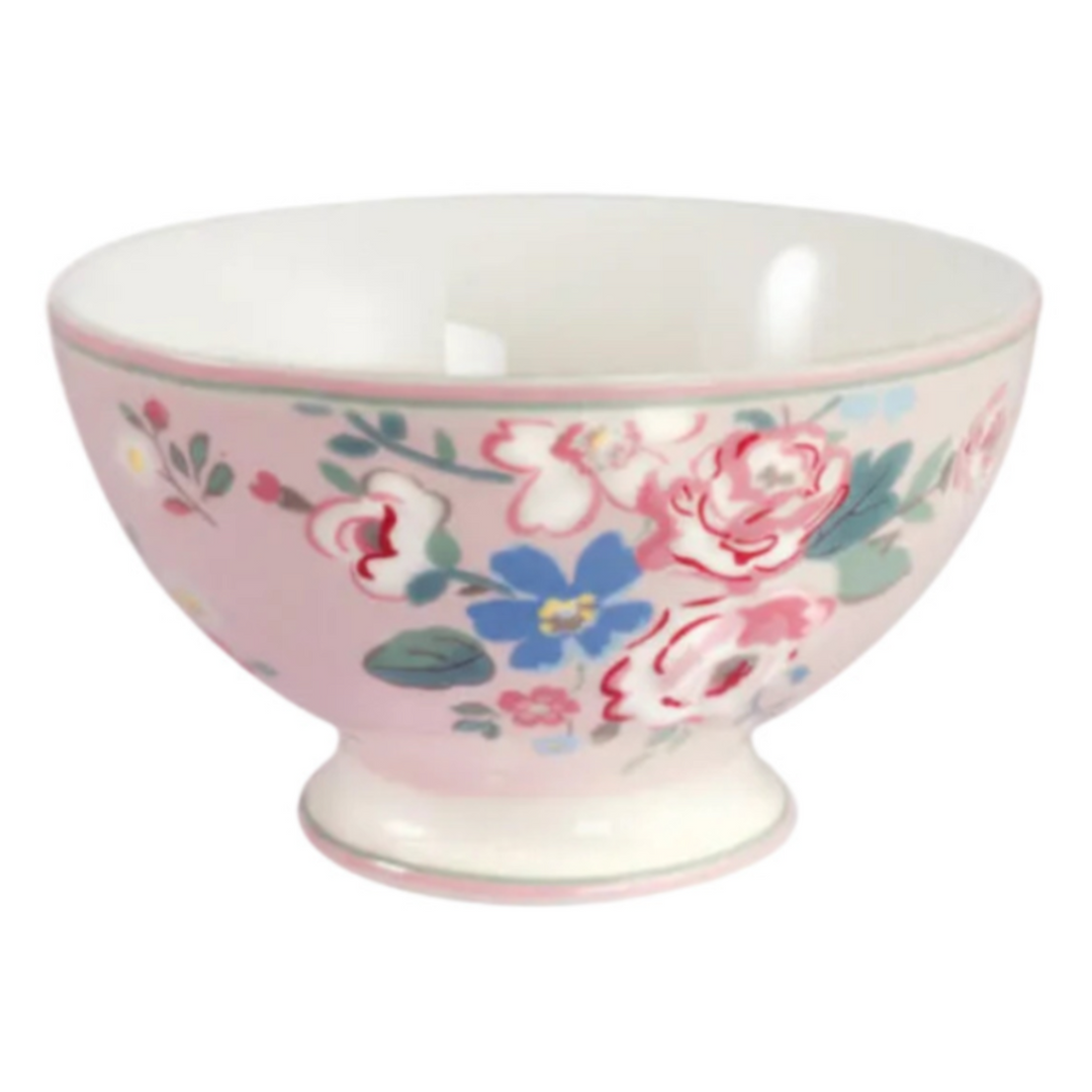 GreenGate Suppenschale Inge-Marie hellrosa geblümt Ø 15 cm
