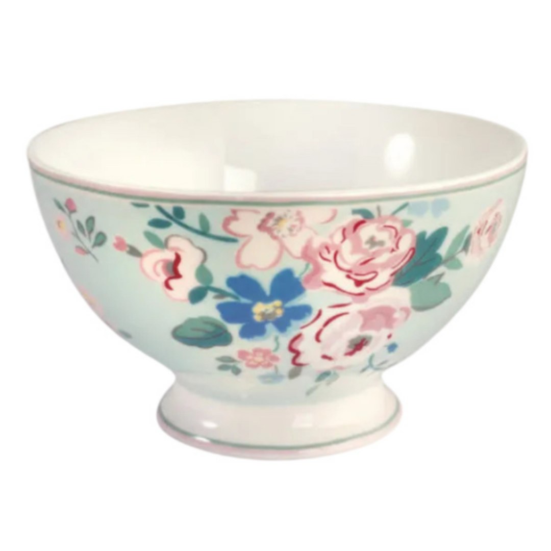 GreenGate Suppenschale Inge-Marie Mint 15 cm aus Porzellan mit floralem Muster