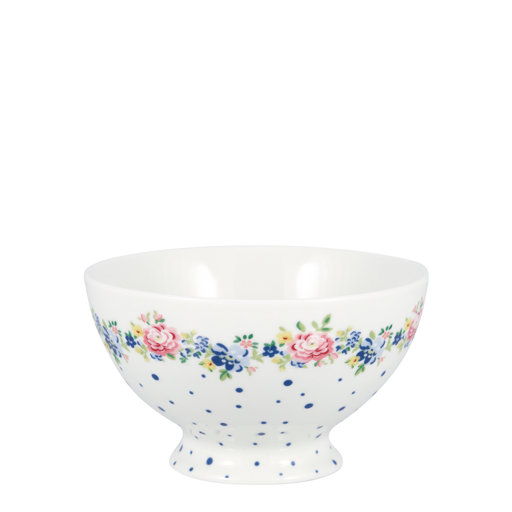 GreenGate Suppen Schale Laura Weiß