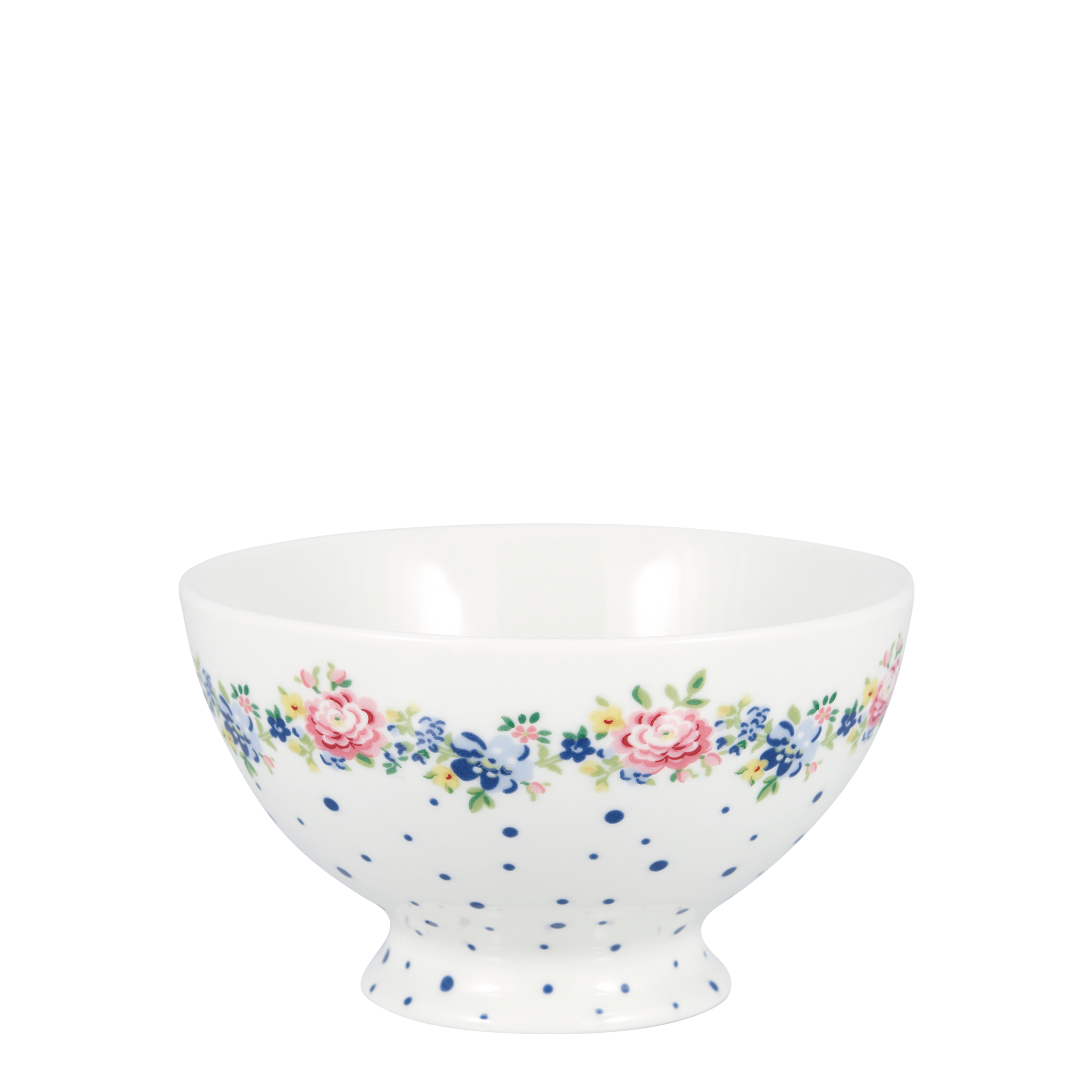 GreenGate Suppen Schale Laura Weiß