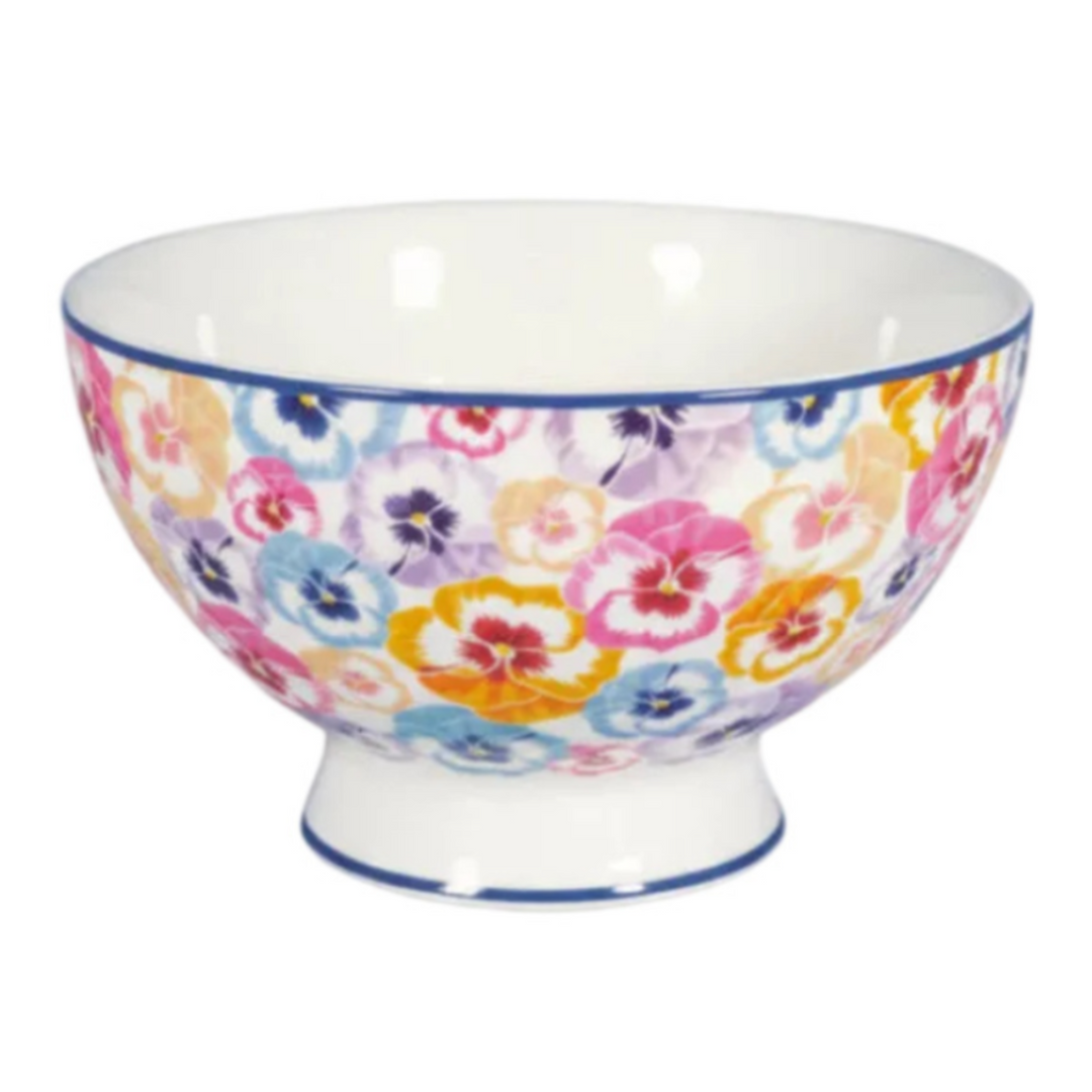 GreenGate Suppenschale Anine rosa geblümt aus Porzellan Ø 15 cm