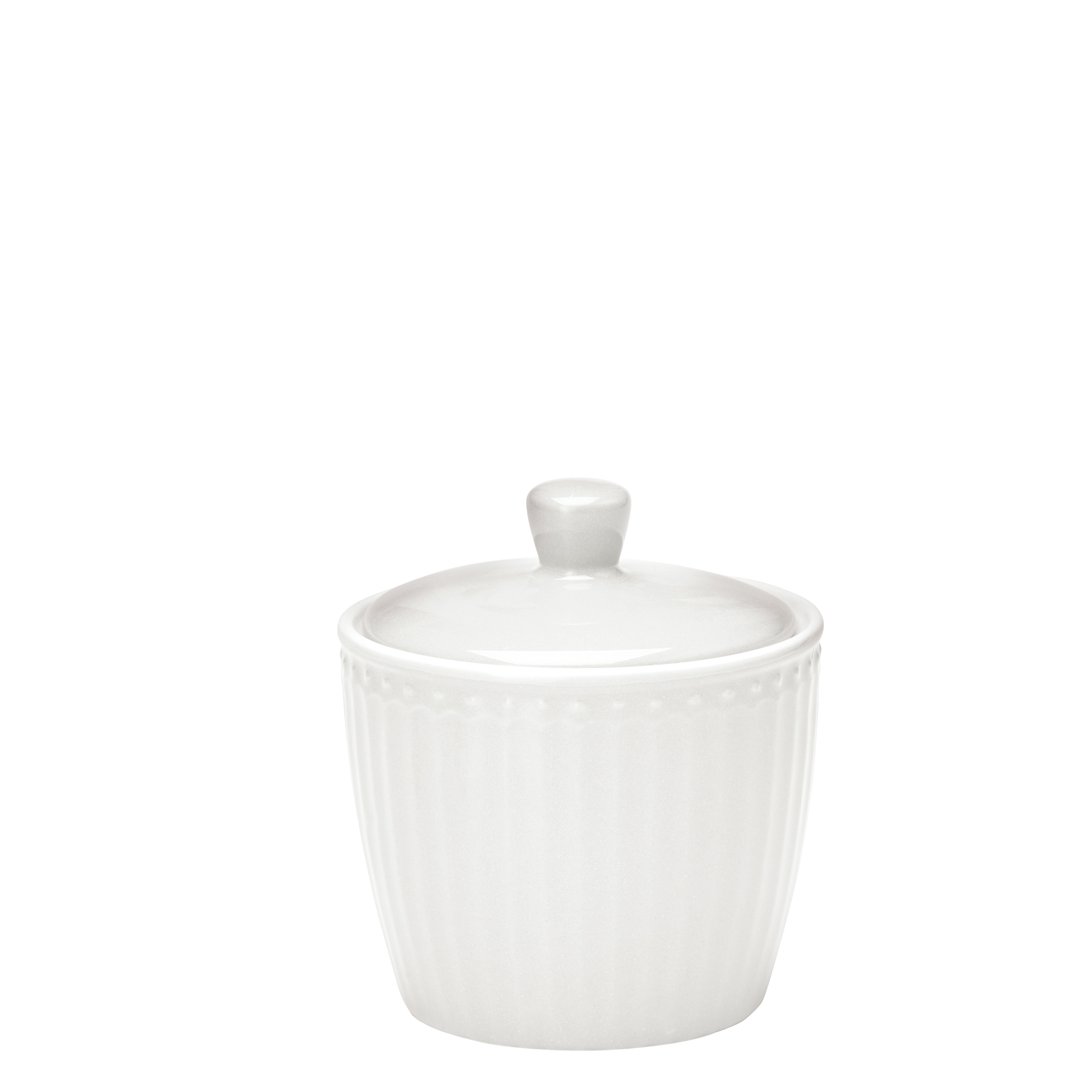 Greengate Zuckerdose Alice Weiß