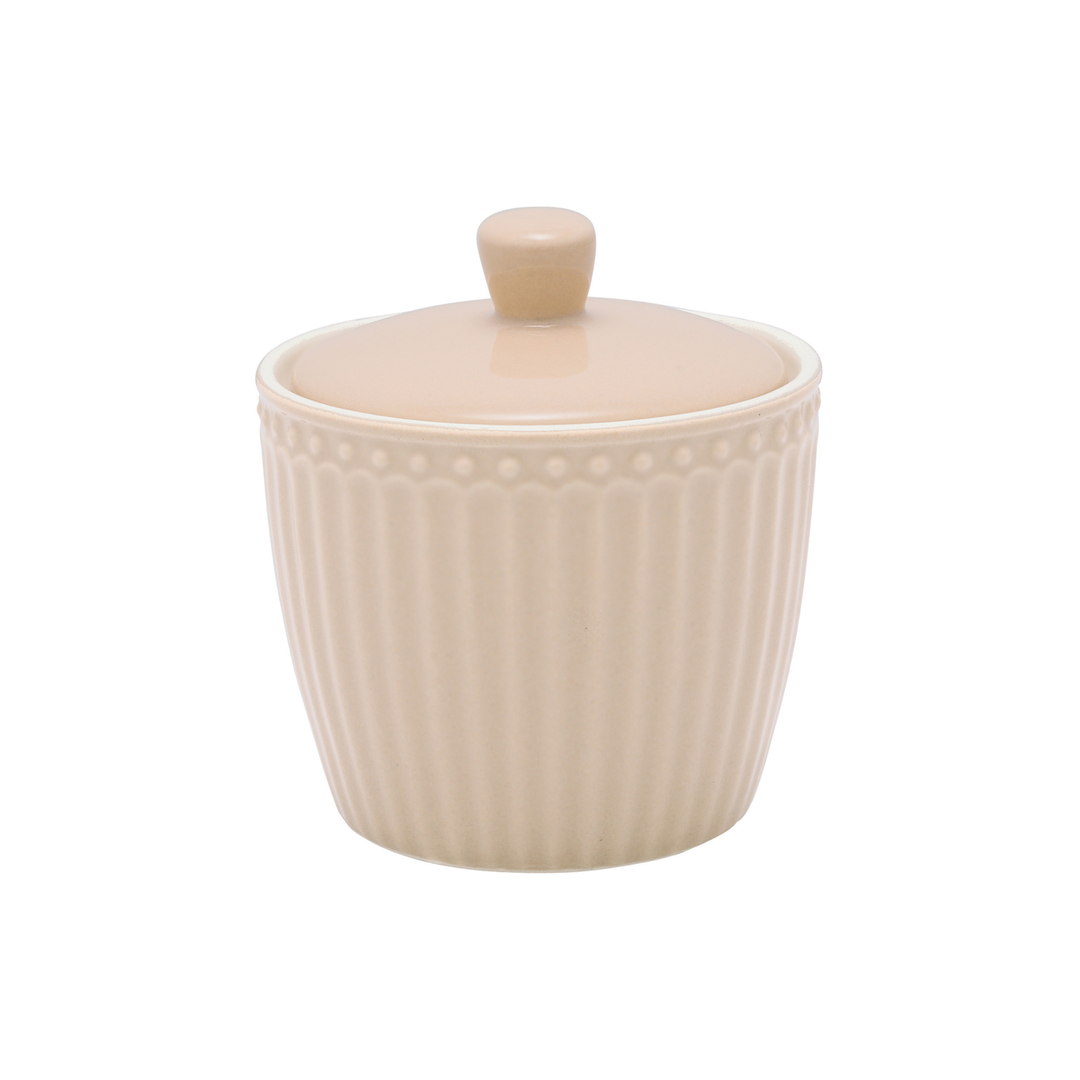 GreenGate Zuckerdose Alice Fudge aus Porzellan 0,27 l