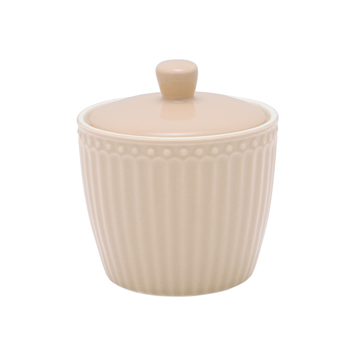 GreenGate Zuckerdose Alice Fudge aus Porzellan 0,27 l