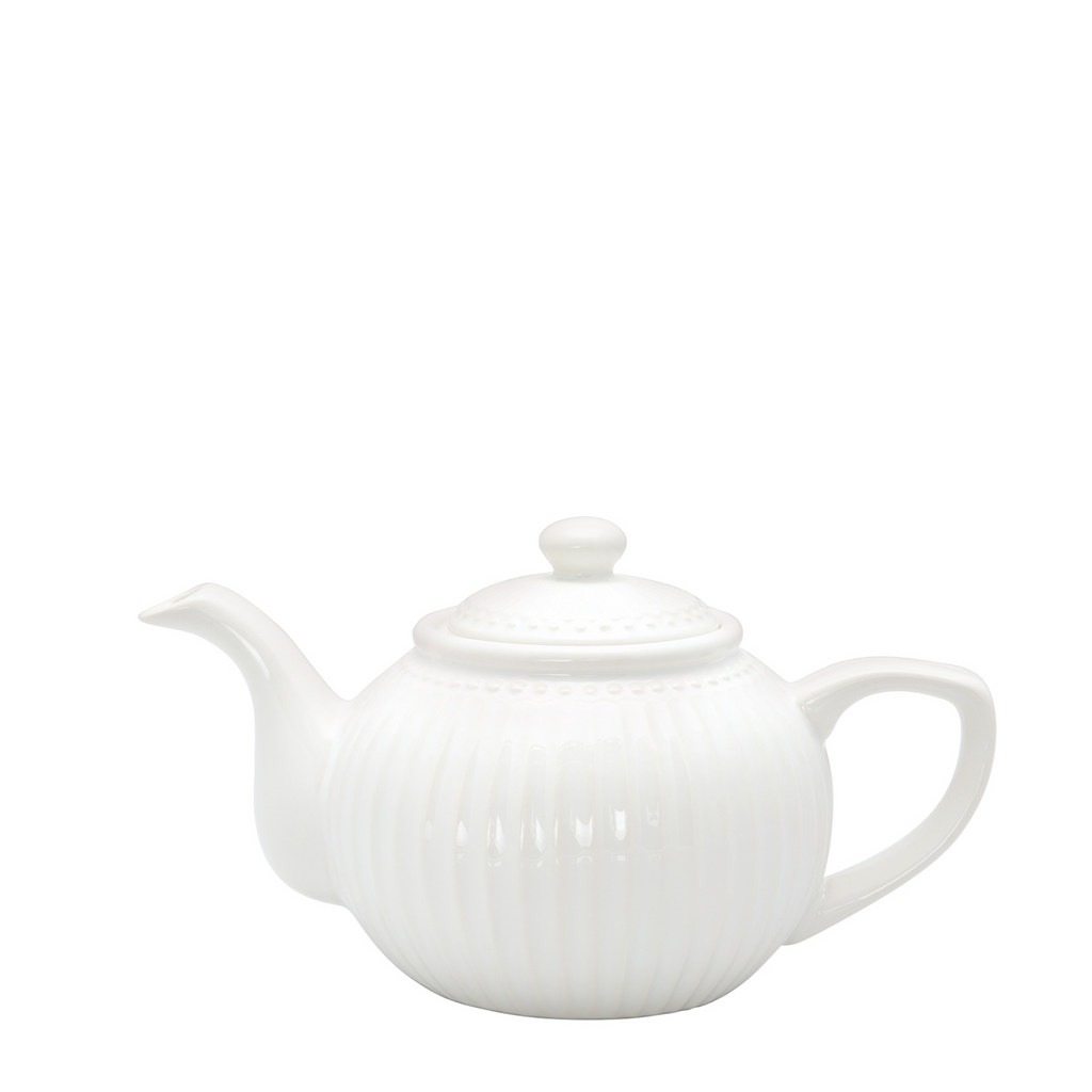 Greengate Teekanne Alice Weiß