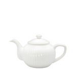 Greengate Teekanne Alice Weiß