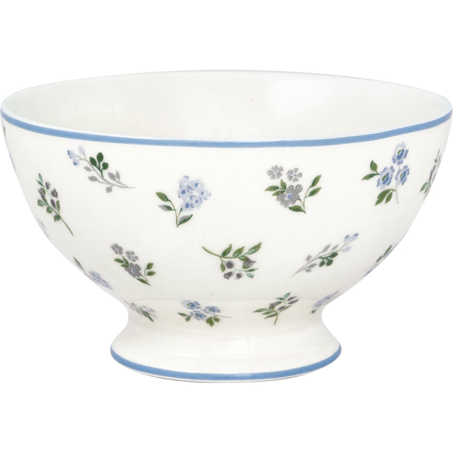 Greengate Suppenschale Christina Weiß/Geblümt