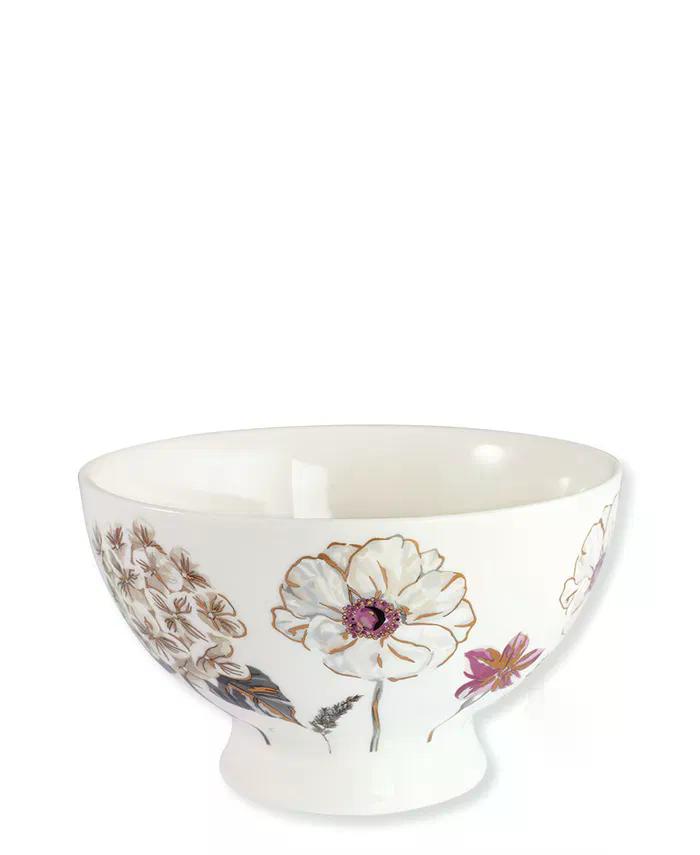 Greengate Suppenschale Lillith Weiß/Geblümt