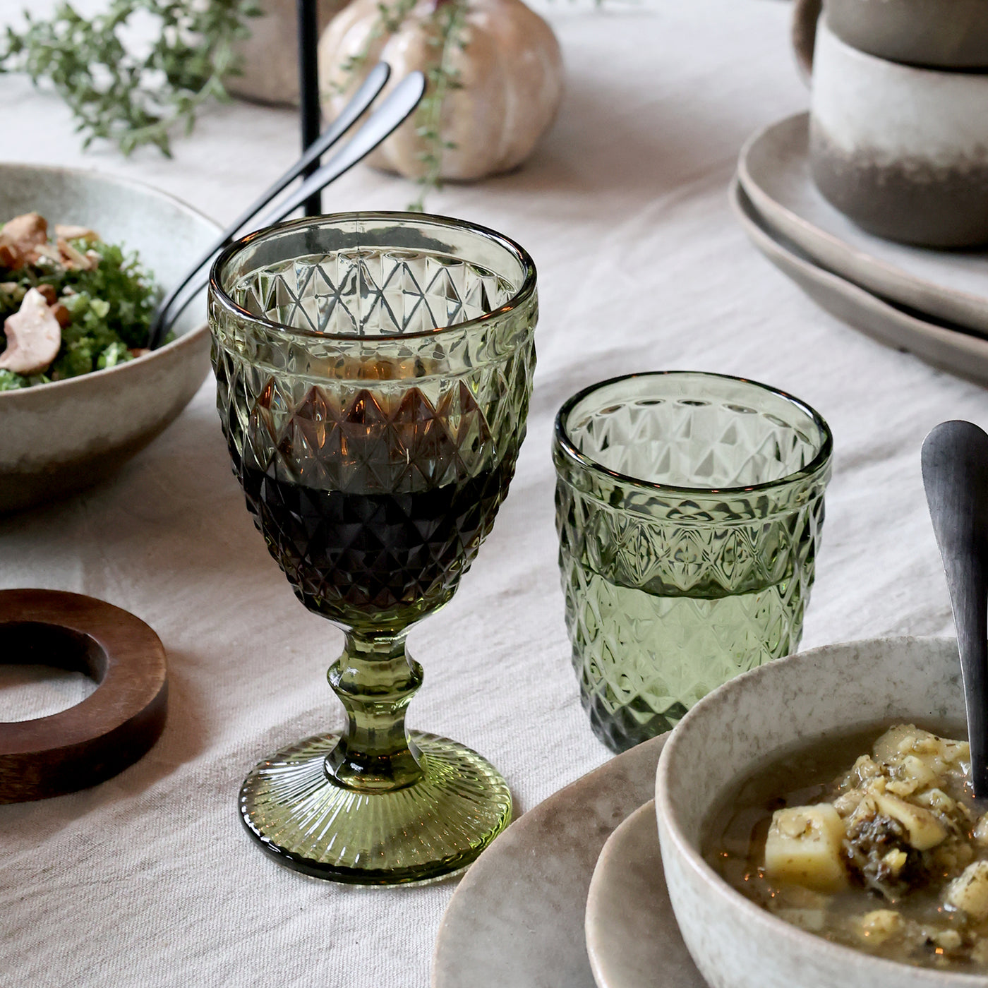 Saint-Émilion Glas mit Muster