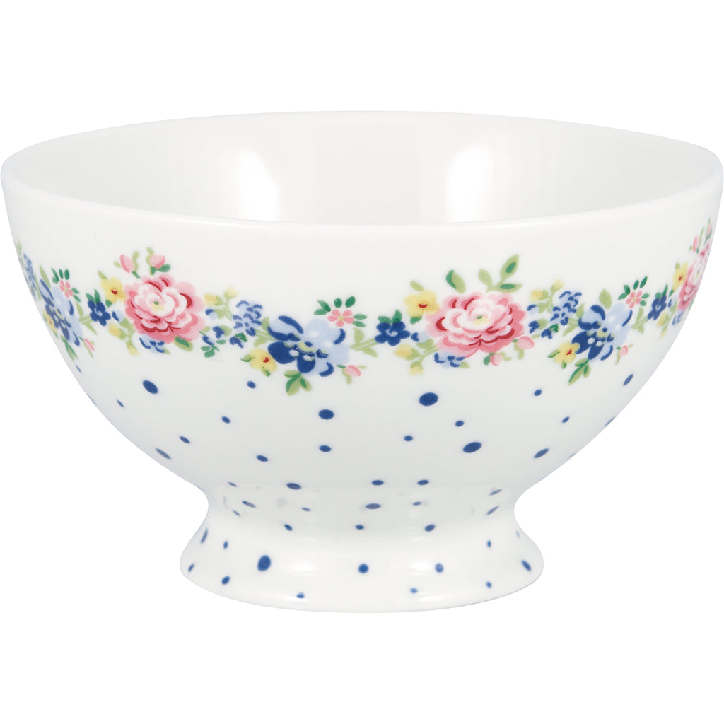 GreenGate Suppen Schale Laura Weiß