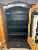 Antike Vitrine Louis Philippe, Shabby Chic