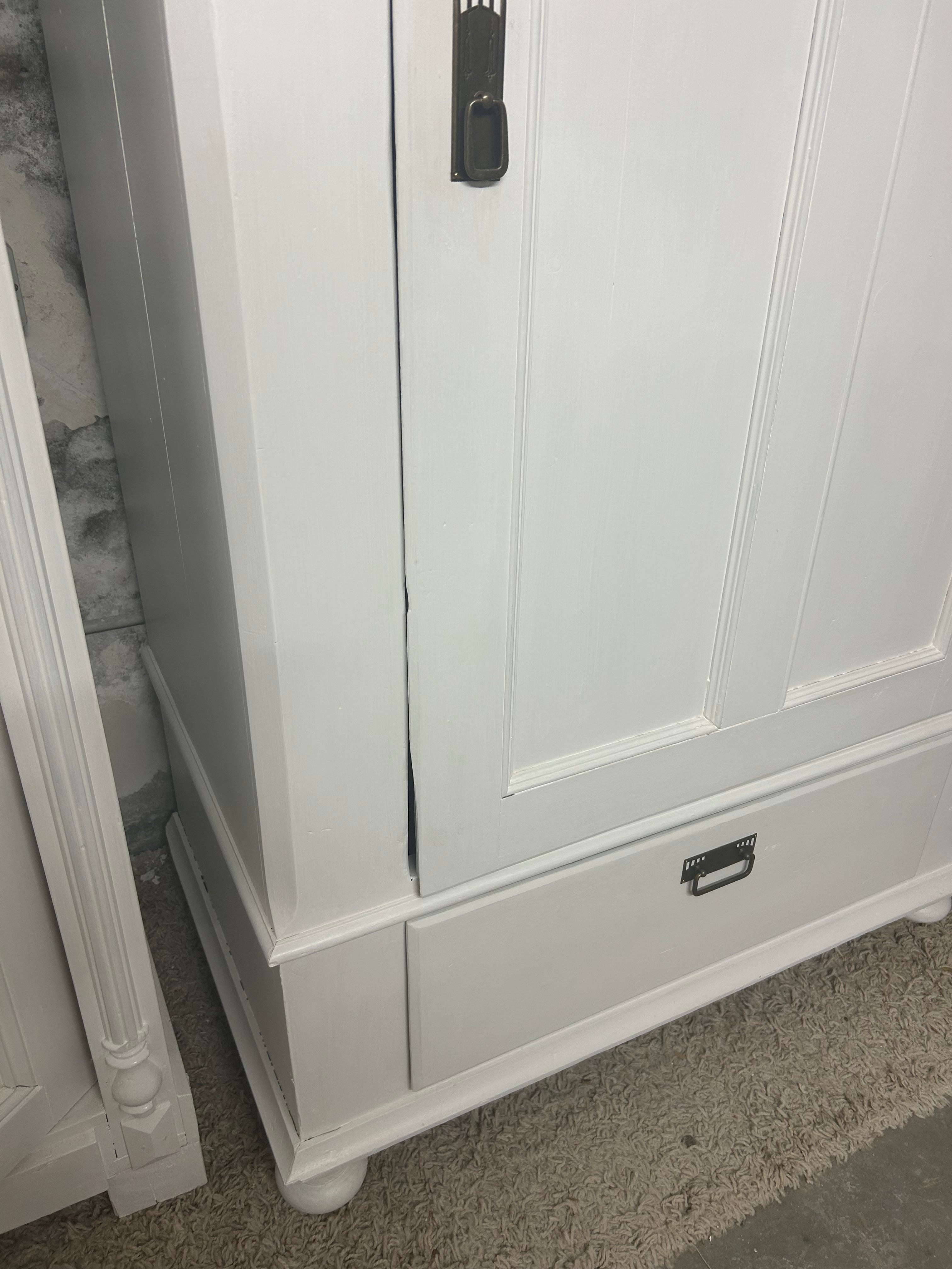 Antik, Garderobenschrank, Gründerzeit, Shabby Chic