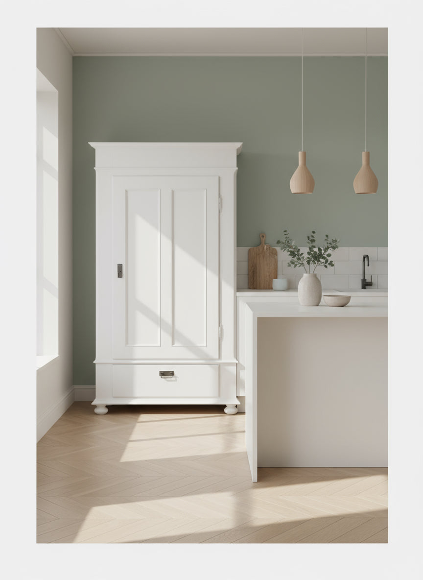 Antik, Garderobenschrank, Gründerzeit, Shabby Chic