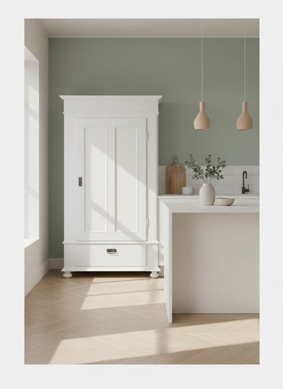 Antik, Garderobenschrank, Gründerzeit, Shabby Chic