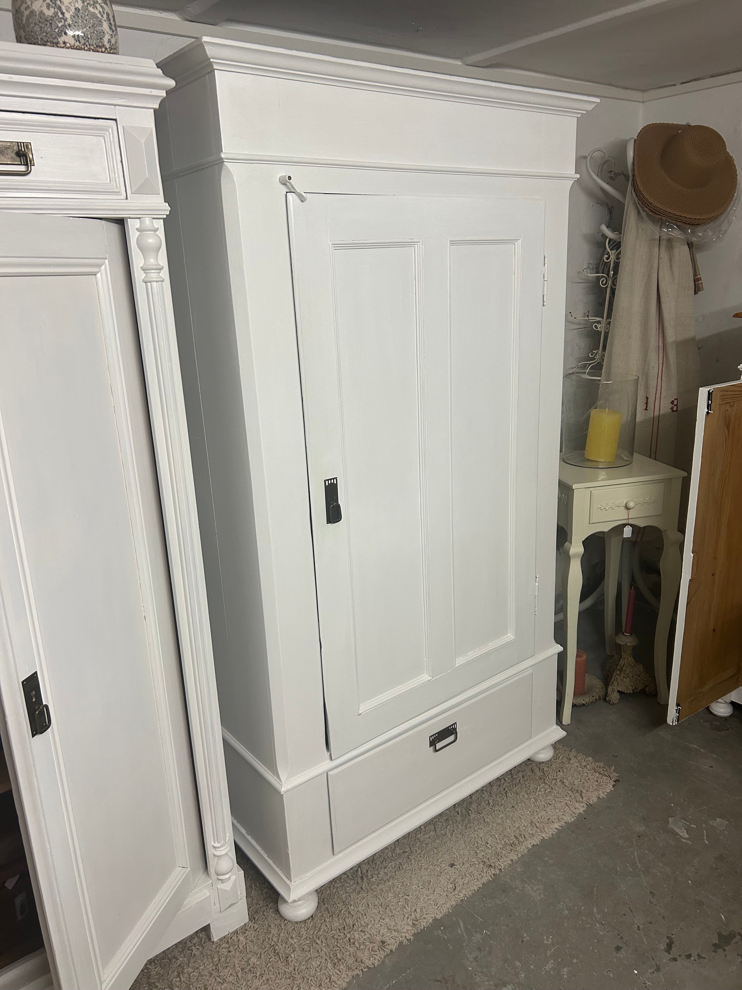 Antik, Garderobenschrank, Gründerzeit, Shabby Chic