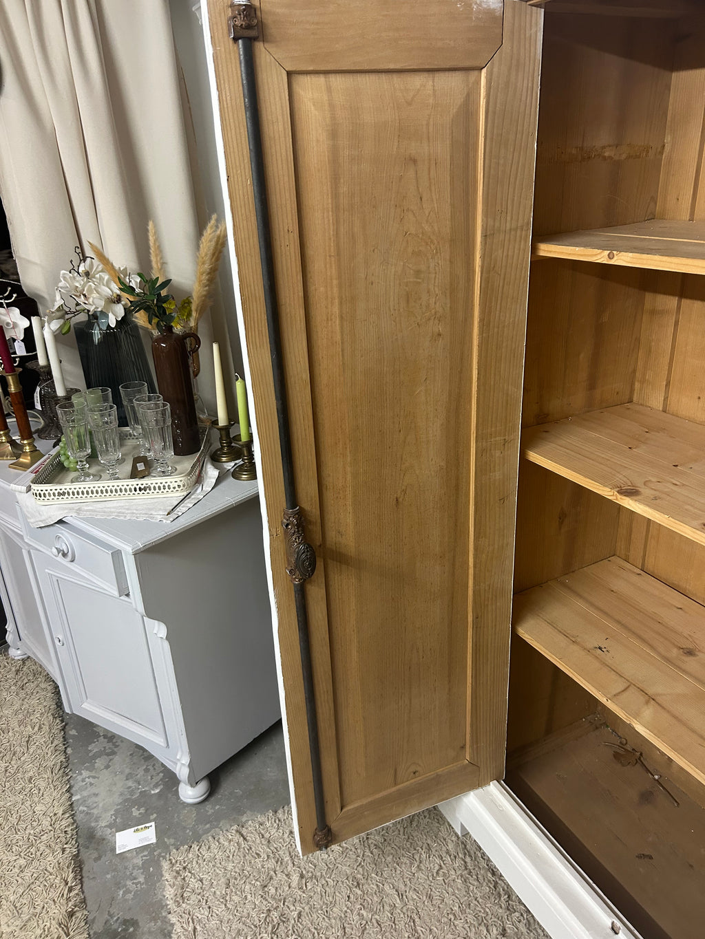 Antik, Garderobenschrank, Gründerzeit, Shabby Chic