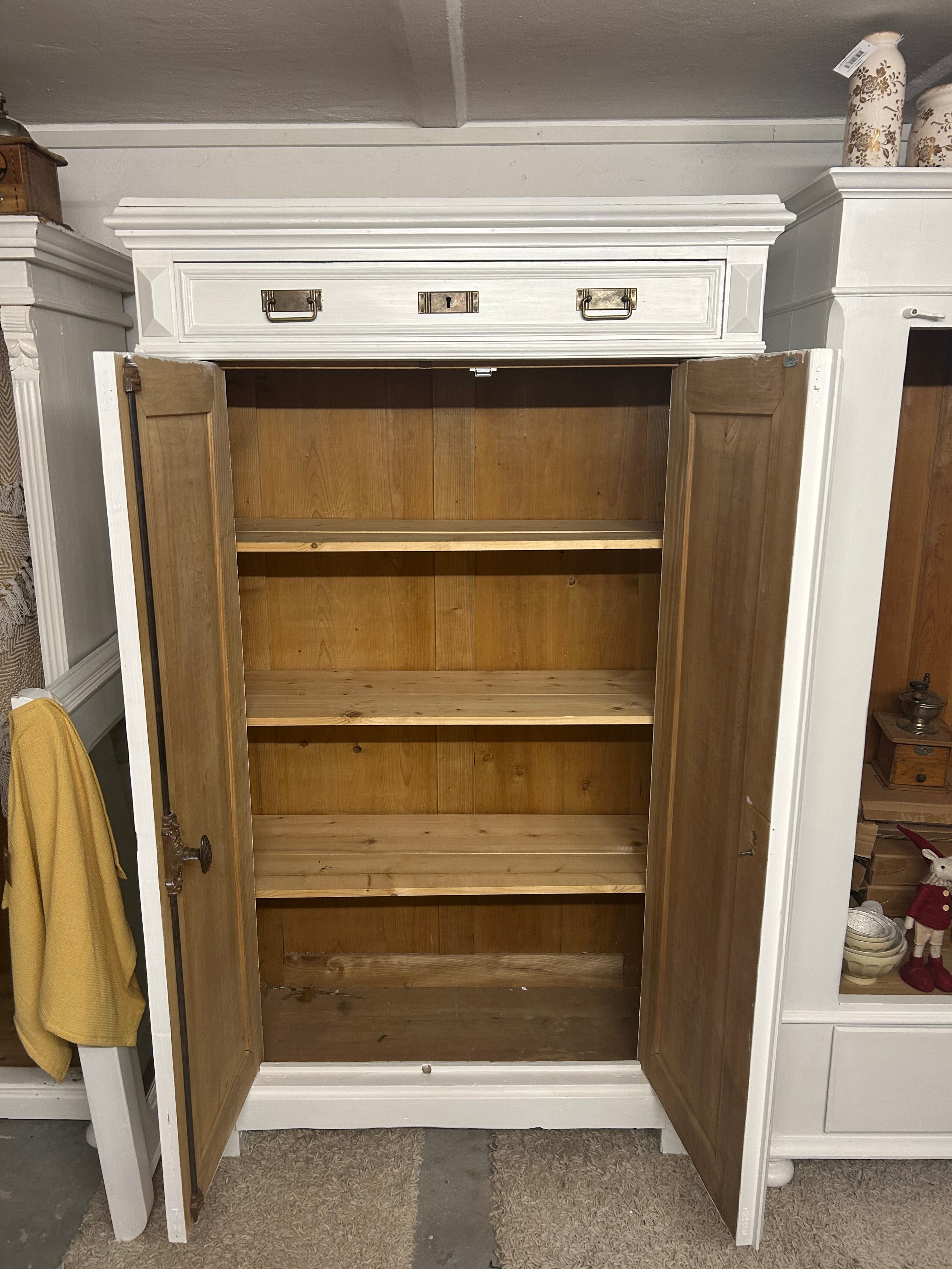 Antik, Garderobenschrank, Gründerzeit, Shabby Chic