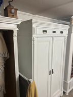 Antik, Garderobenschrank, Gründerzeit, Shabby Chic