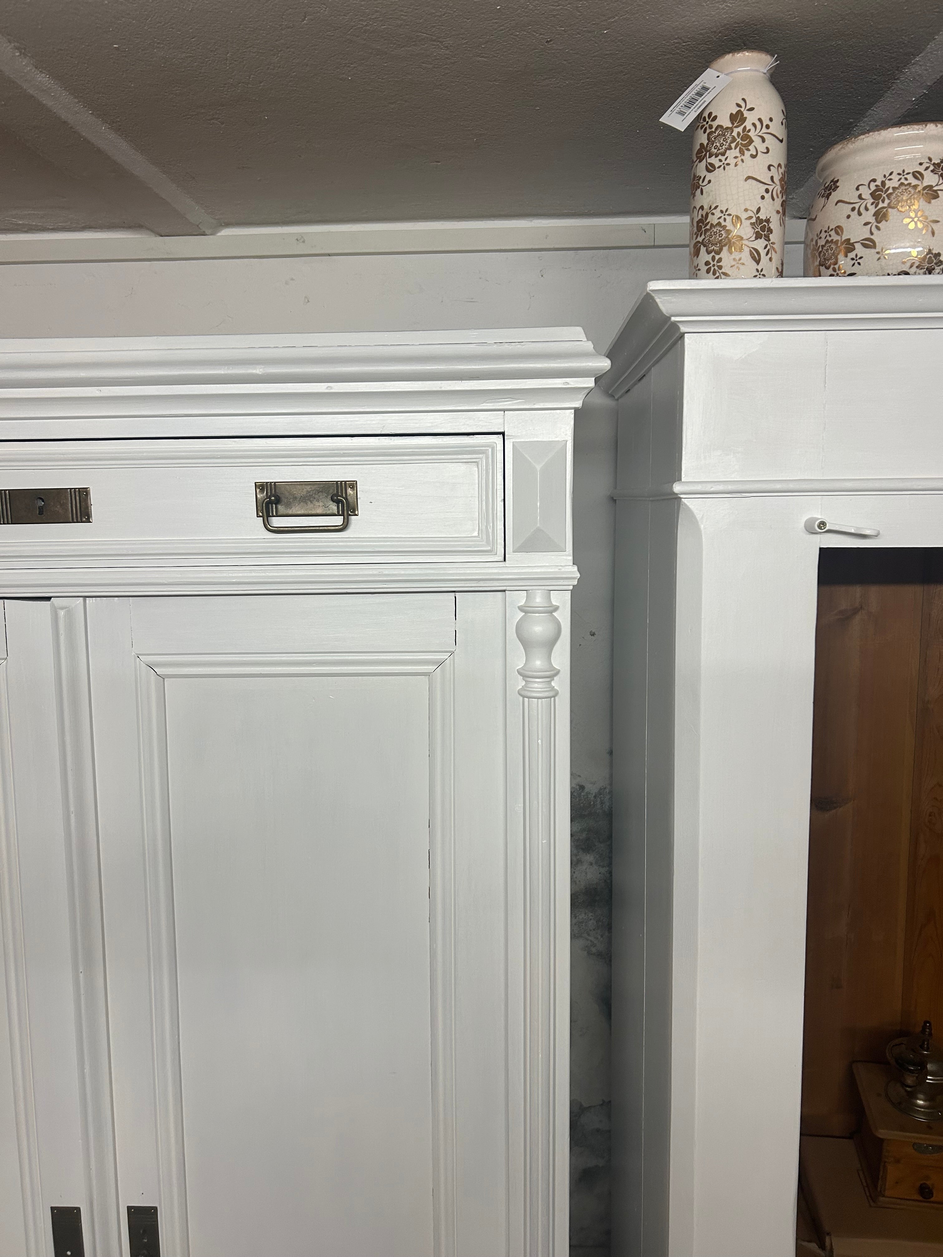 Antik, Garderobenschrank, Gründerzeit, Shabby Chic