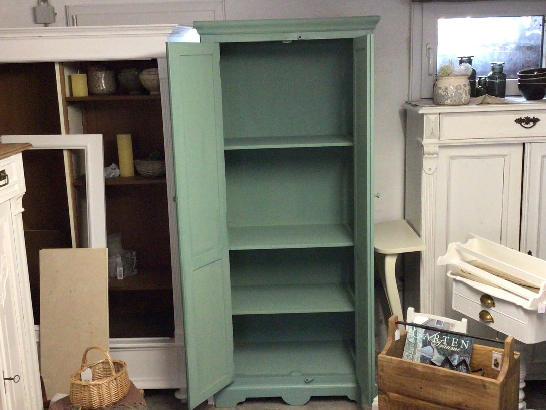Antiker Kleiderschrank Salbeigrün Shabby Chic