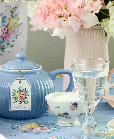 GreenGate Snack Schale Augusta Weiß/Geblümt