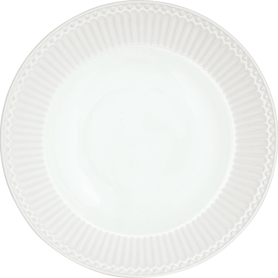 Speiseteller Alice Weiß 26,5 cm