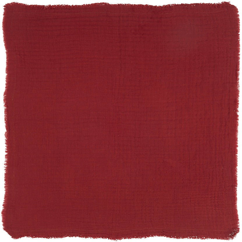 Ib Laursen Stoffserviette doppelt gewebt rot