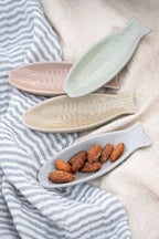 Stoffserviette doppelt gewebt hellblau/weiß gestreift