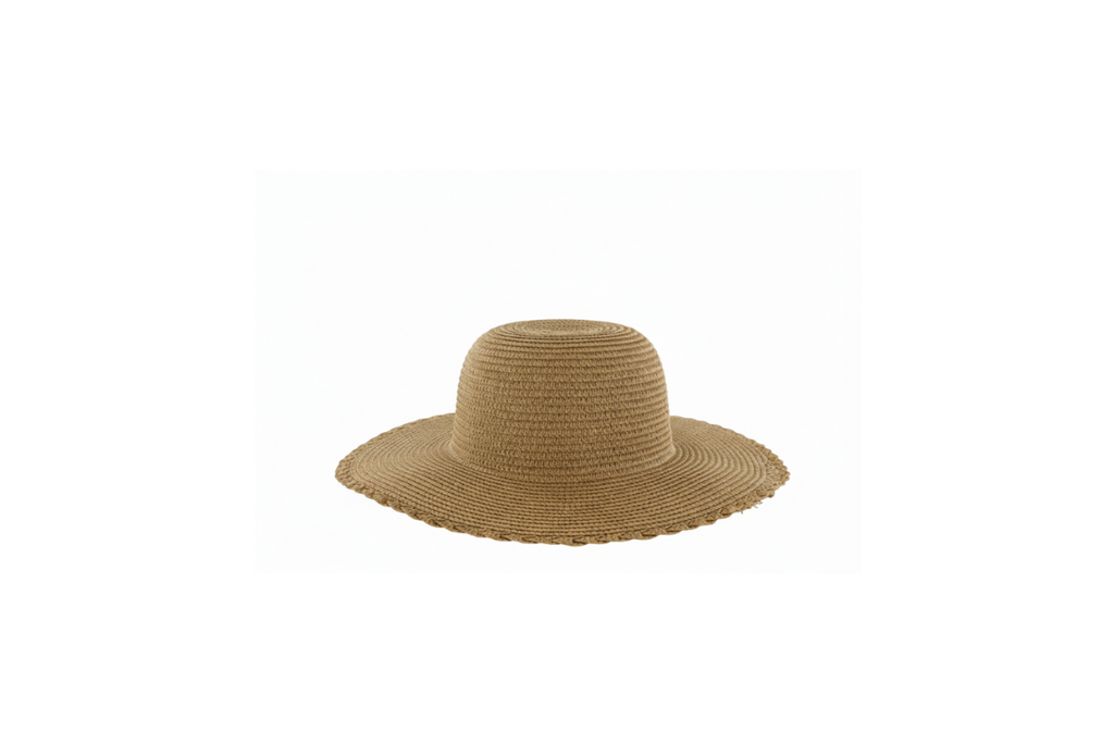 Chic Antique Strohhut mit geflochtener Kante