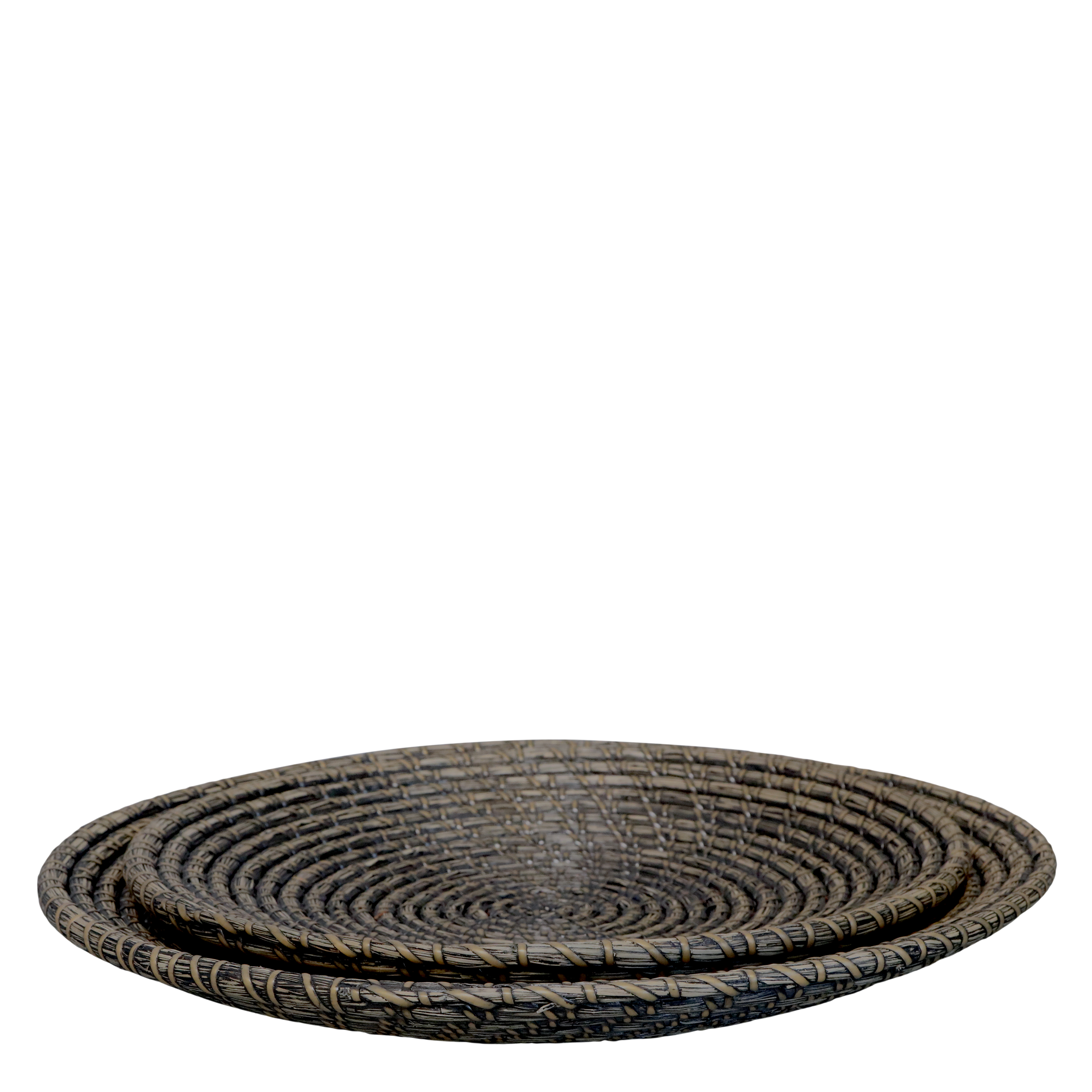 Tablett geflochten 2er Set