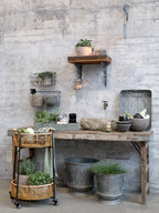 Tablett mit 8 Fächern und Handgriff