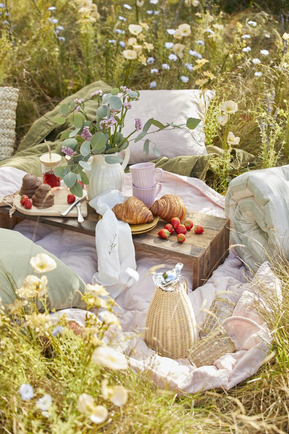 Ib Laursen Tasse mit Rillen Mynte English Rose