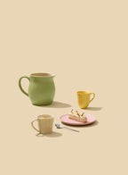 IB Laursen Tasse mit Rillen Mynte Lemonade