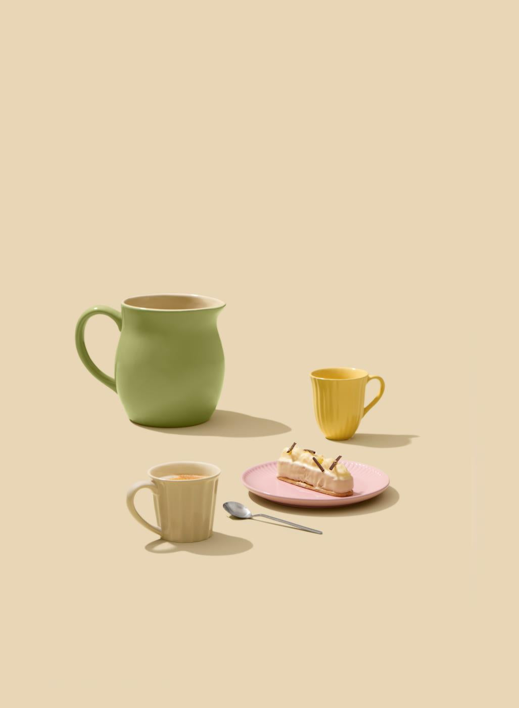 Tasse mit Rillen Mynte Lemonade