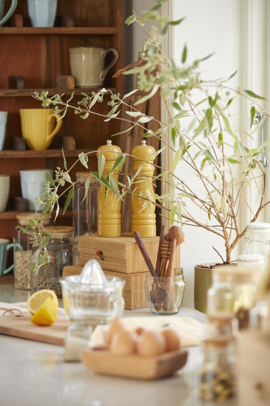 IB Laursen Tasse mit Rillen Mynte Lemonade