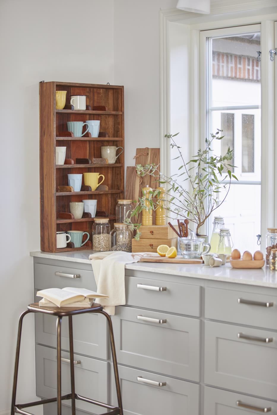 IB Laursen Tasse mit Rillen Mynte Lemonade