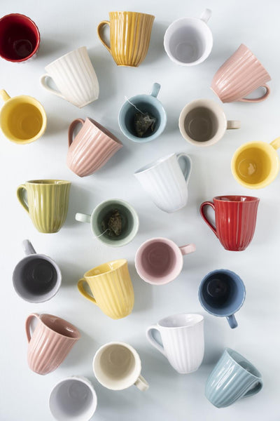 Tasse mit Rillen Mynte Lemonade