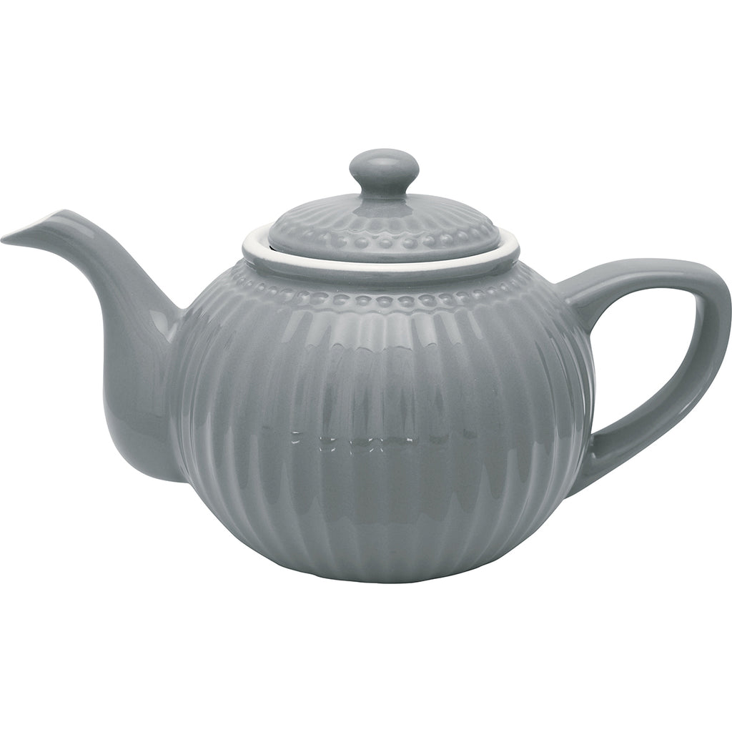 Greengate Teekanne Alice Steingrau