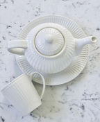 Greengate Teekanne Alice Weiß