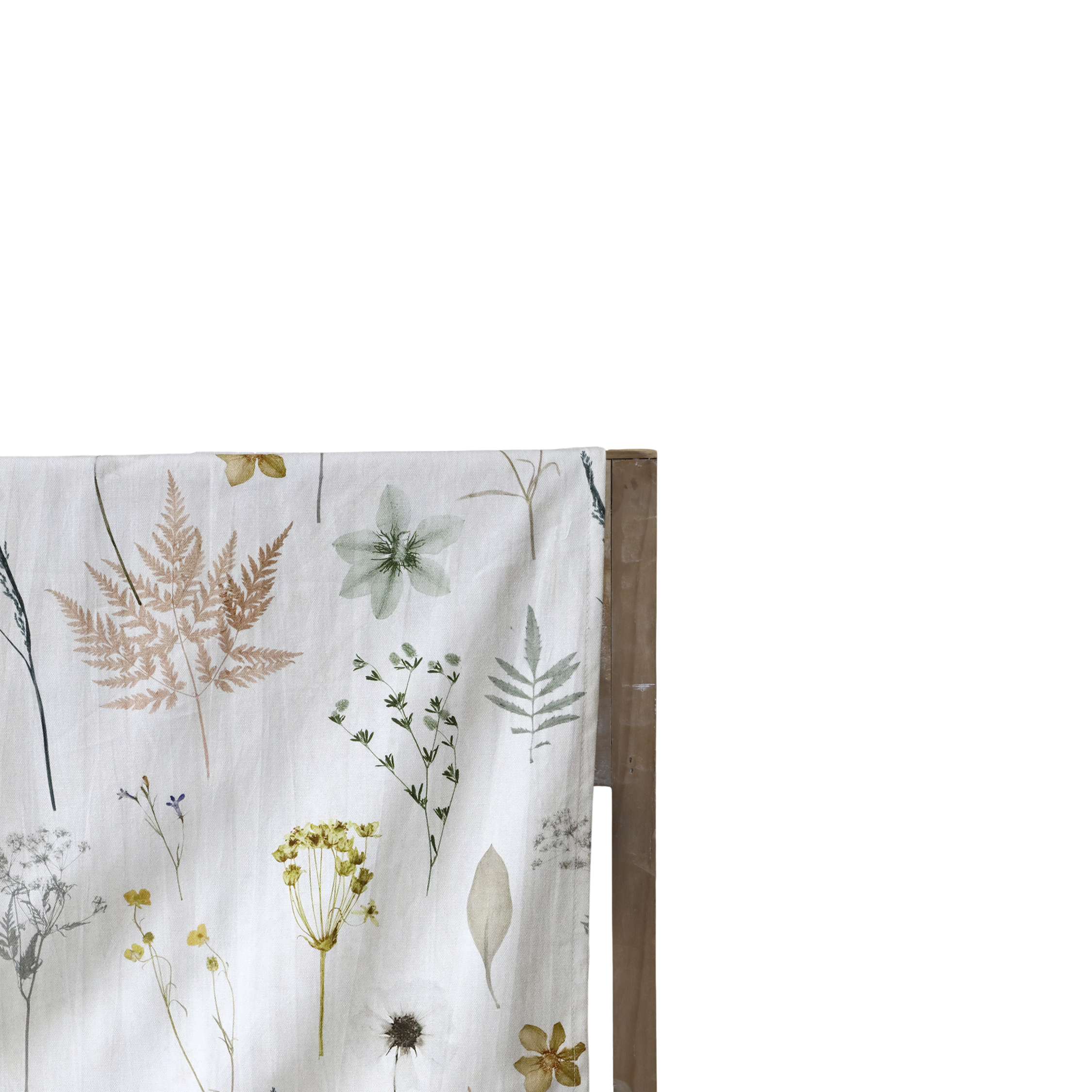 Chic Antique Aix Tischdecke Creme mit Blumendruck Landhaus