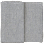 Tischdecke Charlie quadratisch mit dünnen dunkelblauen Streifen