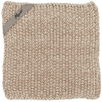 Topflappen Mynte natur gestrickt