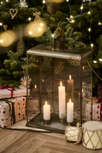 Trommel Weihnachstdekoration  in creme