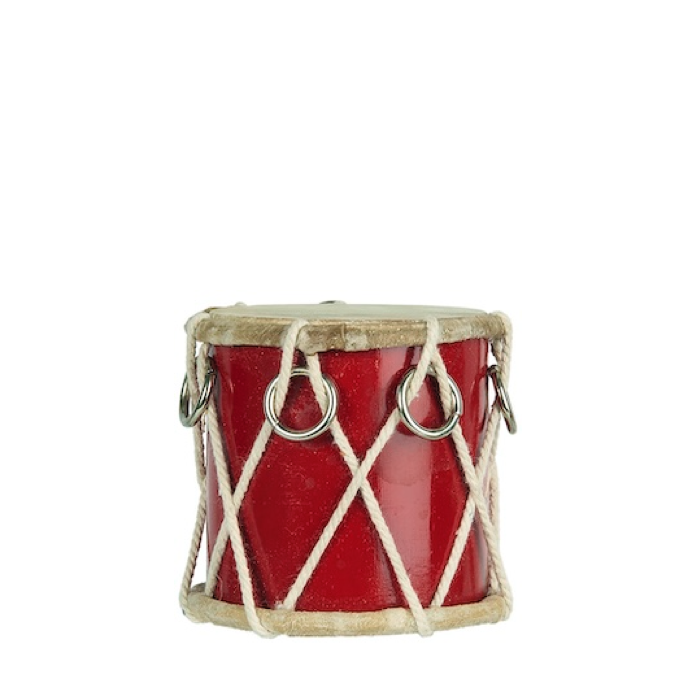 Trommel Weihnachstdekoration  in rot