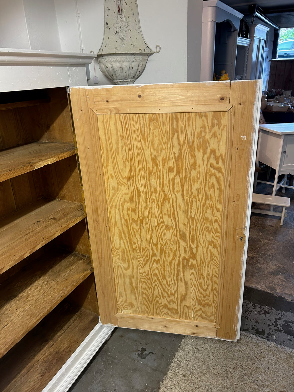 Antikes Vertiko, Eintürer, Shabby Chic