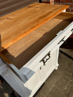 Antikes Vertiko mit Naturplatte Gründerzeit Shabby Chic