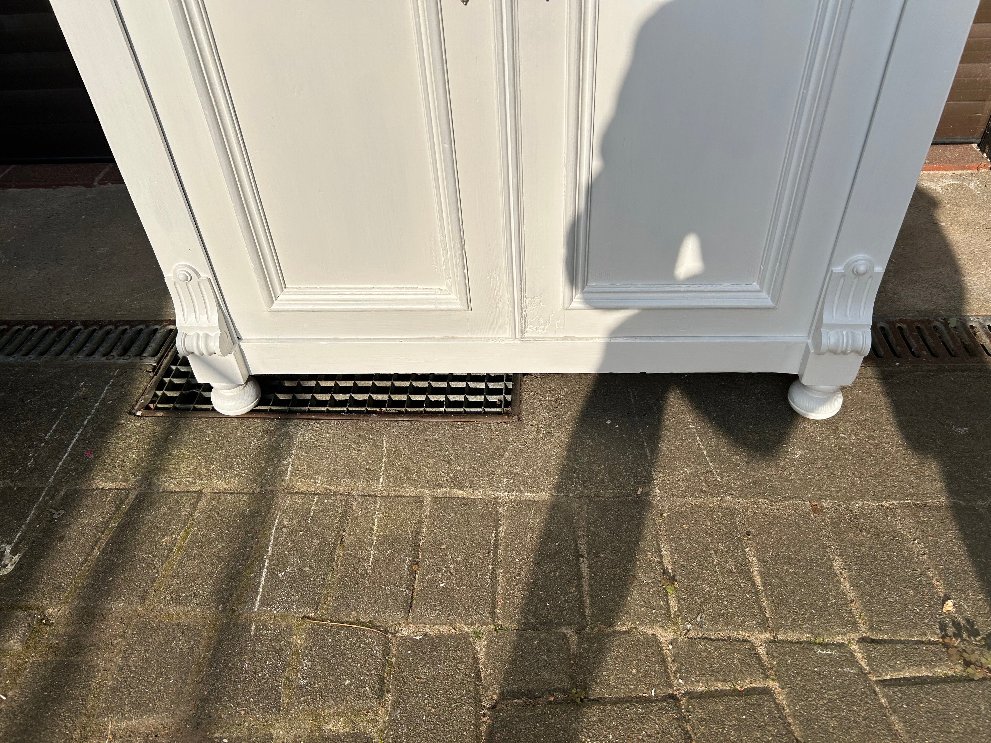 Antikes Vertiko mit Naturplatte Gründerzeit Shabby Chic