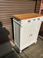 Antikes Vertiko mit Naturplatte Gründerzeit Shabby Chic