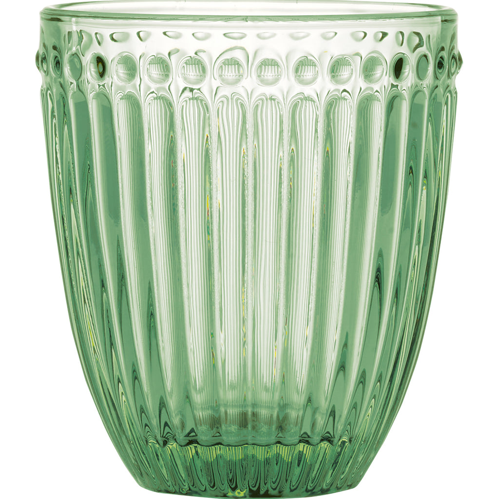 GreenGate Wasserglas Alice Hellgrün