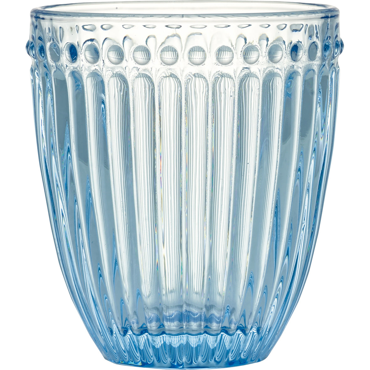 Greengate Wasserglas Alice Hellblau
